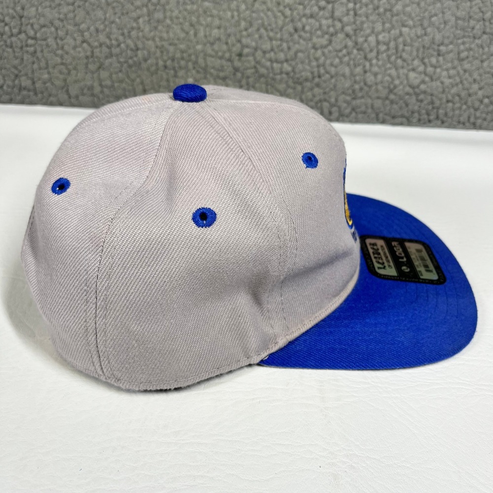Golden State Warriors Snapback Hat Grey Blue LOGA Leader of Generation - Picture 4 of 9